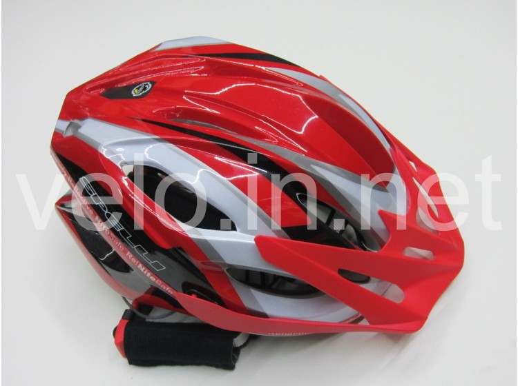 Шолом Spelli SBH-5500 розмір M (52-61 см) Червоно-сірий