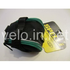 Сумка підсідельна SPELLI SSB-5041L чорно-зелена