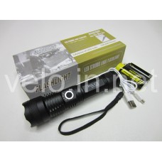 Ліхтар Police X71-HP50, 26650, microUSB, zoom, 170мм