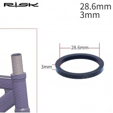 Кільце проставочне 3мм карбон RISK на шток 28.6мм