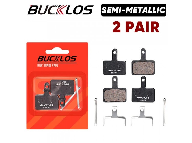 Гальмівні колодки BUCKLOS для Shimano MT200, MT400, MT500. TX805, M315 B01S/B05S MTB (2 пари)