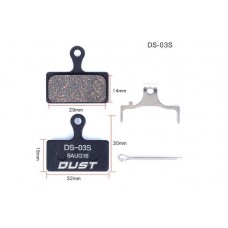 Колодки гальмівні напівметал DUST DS-03S Shimano M985/988/785/666/675/615, FSA K-Force DB-XC-9000 та ін.