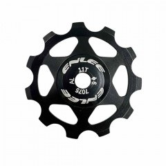 Ролик Enlee DT-01 Alu 11T Black заднього перемикача, на пром. підшипниках