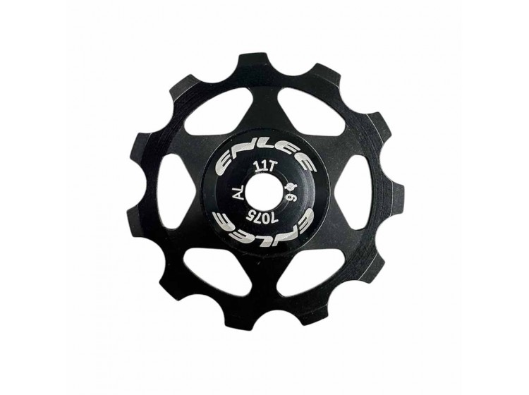 Ролик Enlee DT-01 Alu 11T Black заднього перемикача, на пром. підшипниках